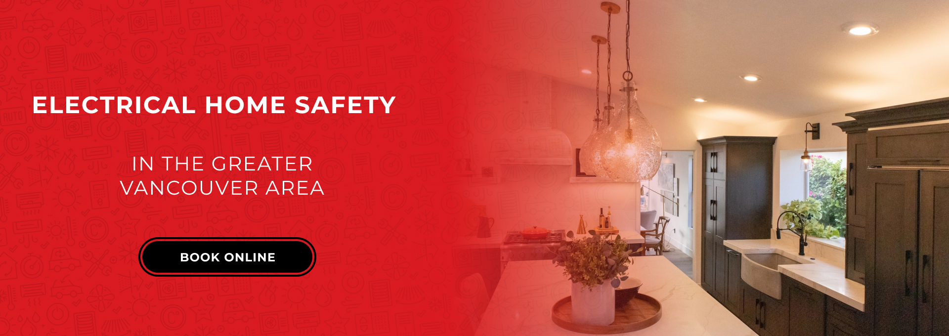 Banner about electrical home safety services provided by Thomson Industries